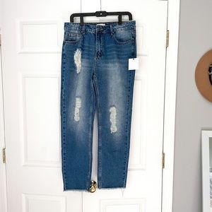 By the way. straight leg boyfriend jeans
